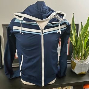 Kappa zip up light jacket. Bought in Paris size: M